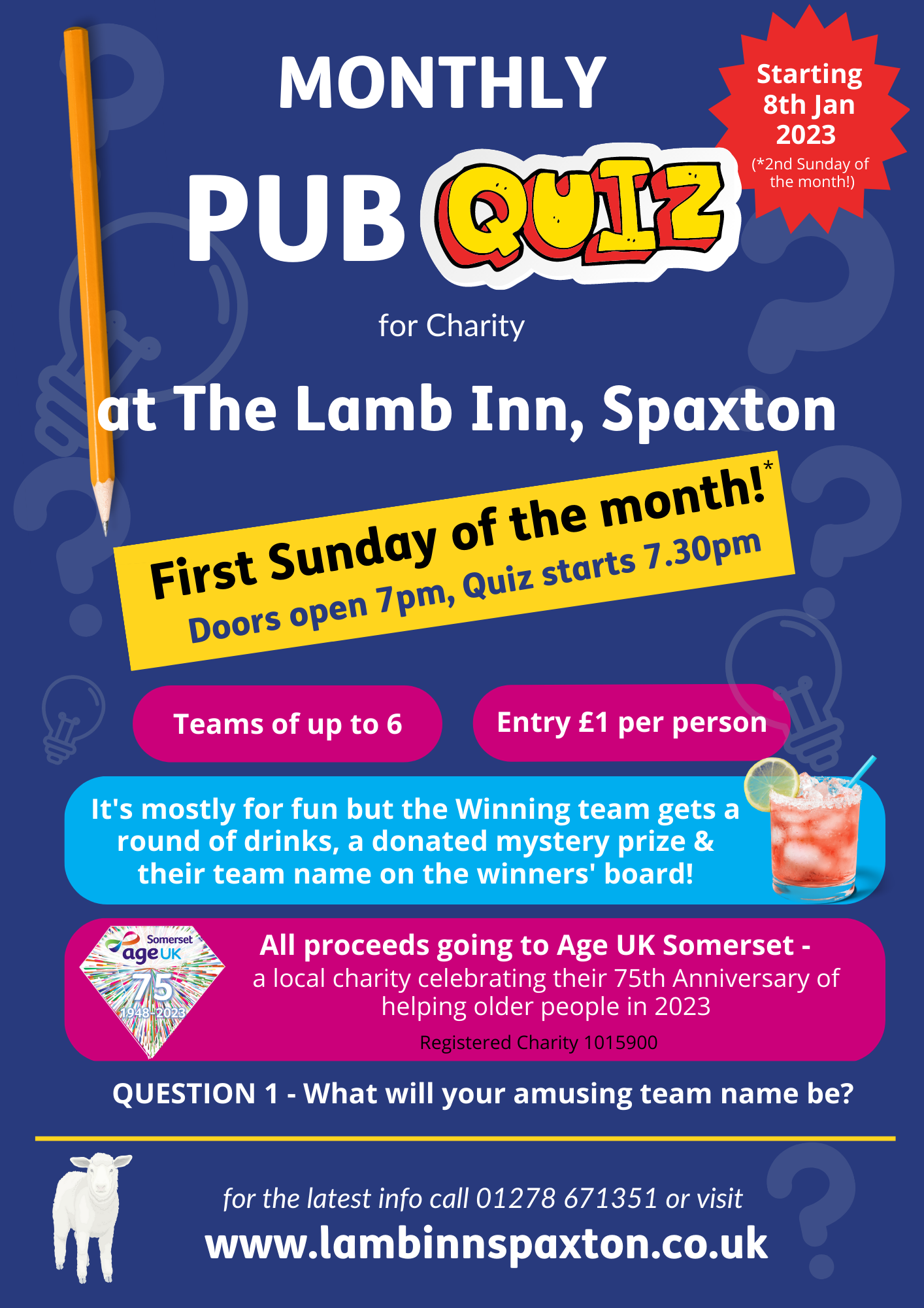 Lamb Puz Quiz Poster
